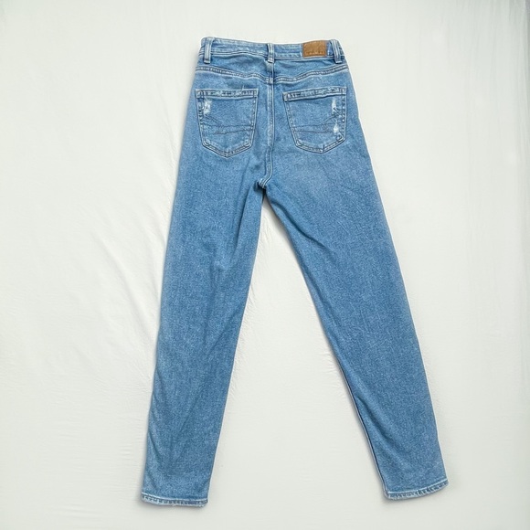 American Eagle DistressedMom Straight Jean size 00 - Picture 4 of 7